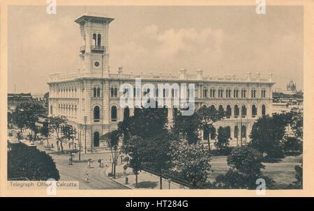 "Telegrafenamt, Calcutta", 1900. Künstler: Johnston & Hoffmann. Stockfoto