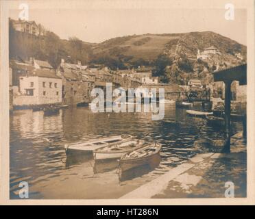 "Der innere Hafen - Polperro", 1927. Künstler: unbekannt. Stockfoto