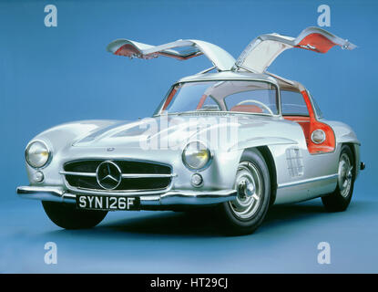 1957 Mercedes Benz 300 SL Flügeltürer. Künstler: unbekannt. Stockfoto