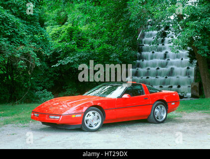 1990 Chevrolet Corvette ZR1. Künstler: unbekannt. Stockfoto