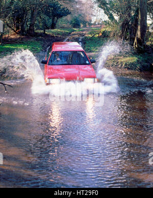 1989 Subaru 1.8 Turbo 4wd. Künstler: unbekannt. Stockfoto