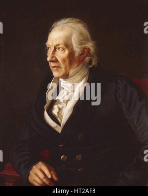 Porträt von Karl Friedrich Zelter (1758-1832), 1828. Künstler: Begas, Carl Joseph (1794-1854) Stockfoto