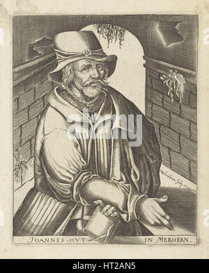 Jan Hus in Merhern, c. 1650. Künstler: Sichem, Christoffel van (1581-1658) Stockfoto