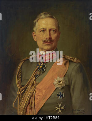 Porträt des deutschen Kaisers Wilhelm II (1859-1941), König von Preußen, 1911. Künstler: Hahn, Robert (1883-1940) Stockfoto