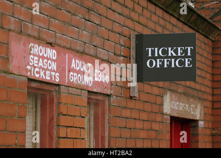 Partick Thistle Football Club Vintage Drehkreuze Stockfoto