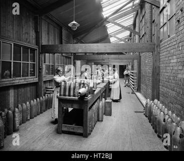 Cunard-Shell arbeiten, Bootle, Merseyside, September 1917.  Künstler: H Bedford Lemere. Stockfoto