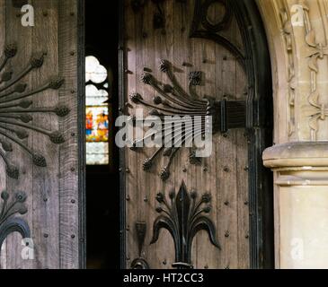 Str. Marys Kirche, Studley Royal, North Yorkshire, c2000s(?). Künstler: Historisches England Angestellter Fotograf. Stockfoto