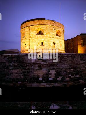 Calshot Burg, in der Nähe von Fawley, Hampshire, c2000s(?). Künstler: unbekannt. Stockfoto