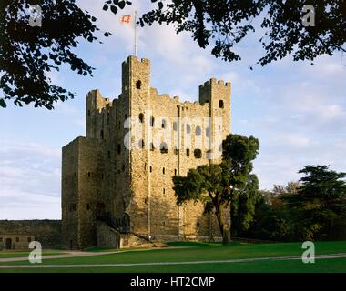 Rochester Castle, Kent, c2000s(?). Künstler: Historisches England Angestellter Fotograf. Stockfoto