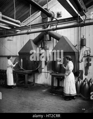 Cunard-Shell arbeiten, Bootle, Merseyside, September 1917.  Künstler: H Bedford Lemere. Stockfoto