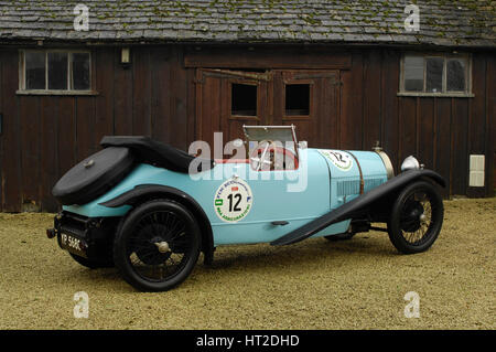 Bugatti Brescia 1924. Künstler: Simon Clay. Stockfoto