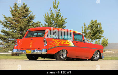 Chevrolet Handyman benutzerdefinierte 1956. Künstler: Simon Clay. Stockfoto