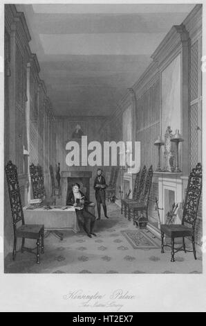 "Kensington-Palast. Die Sussex-Bibliothek ", c1841. Künstler: Henry Melville. Stockfoto