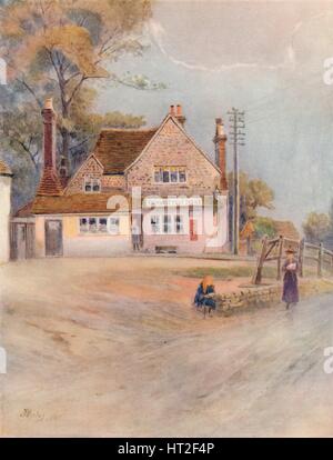 "Ewehurst Post Office', 1911, (1914). Künstler: James S Ogilvy. Stockfoto