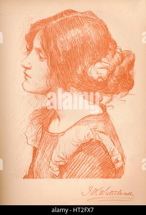 "Sketch Of A Woman" c1885, (1896). Künstler: James Abbott McNeill Whistler. Stockfoto