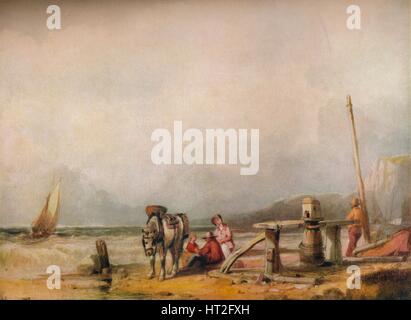 "Meeresblick", c1845. Künstler: Edwin Aaron Penley. Stockfoto