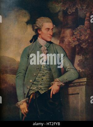 "John Mortlock, von Cambridge", c1790. Künstler: John Downman. Stockfoto