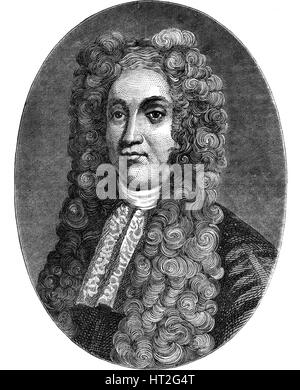 Sir Hans Sloane, englischer Arzt, Naturforscher und Sammler, c1793 (1878). Künstler: unbekannt. Stockfoto