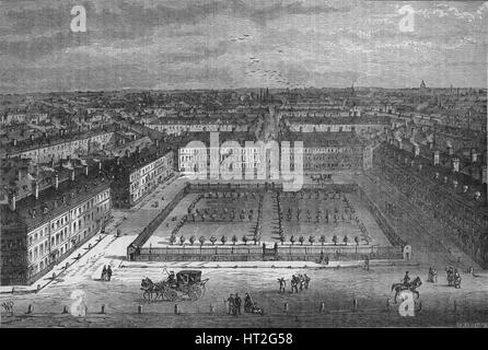 Red Lion Square in London im Jahre 1800, 1878. Künstler: unbekannt. Stockfoto