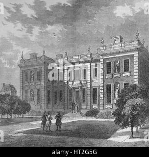 Marlborough House, Westminster, London, c1710 (1878). Künstler: unbekannt. Stockfoto