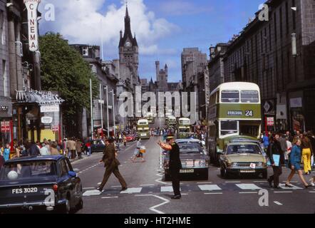 Union Street, mit Aberdeen Granit, Aberdeen Scotland, c1960s gebaut. Künstler: CM Dixon. Stockfoto