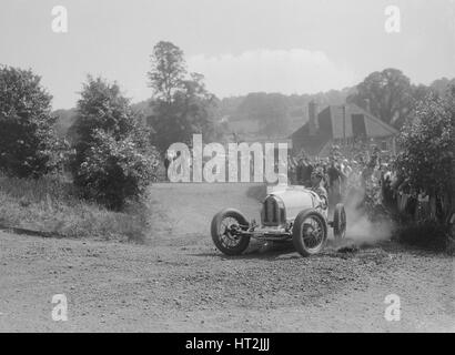 Bugatti Typ 37, Bugatti Eigentümer Verein Bergrennen, Chalfont St. Peter, Buckinghamshire, 1935. Künstler: Bill Brunell. Stockfoto