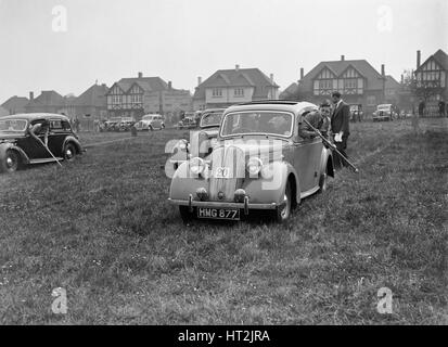 Standard fliegen zwölf an die Standard-Auto-Besitzer Club Gymkhana, 8. Mai 1938. Künstler: Bill Brunell. Stockfoto