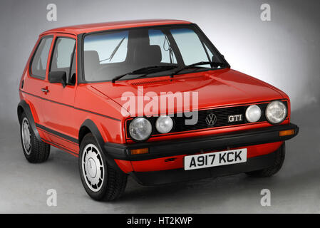 Volkswagen Golf Gti mk1 1983. Künstler: unbekannt. Stockfoto