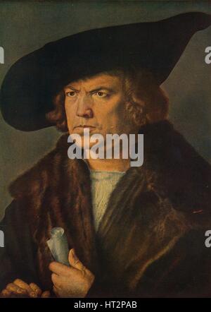 "Retrato de Hans Imhoff", (Porträt von Hans Imhoff), 1521, (c1934). Künstler: Albrecht Dürer. Stockfoto