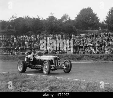 Ära der Raymond Mays racing im Crystal Palace, London, 1939. Künstler: Bill Brunell. Stockfoto