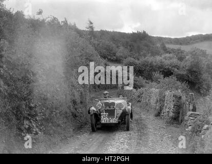 Sängerin öffnen Sport konkurrieren in der Mitte Surrey AC Barnstaple Studie, 1934. Künstler: Bill Brunell. Stockfoto