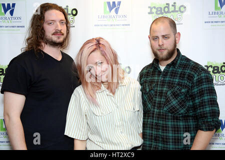 Bala Cynwyd, Pennsylvania, USA. 6. März 2017. Slothrust besuchen Sie Radio 104.5 in Bala Cynwyd, Pennsylvania am 6. März 2017 Credit: Star Shooter/Medien Punch/Alamy Live News Stockfoto