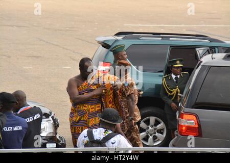 Ghana - feiert 60 Jahre Unabhängigkeit für die britische Herrschaft. Stockfoto