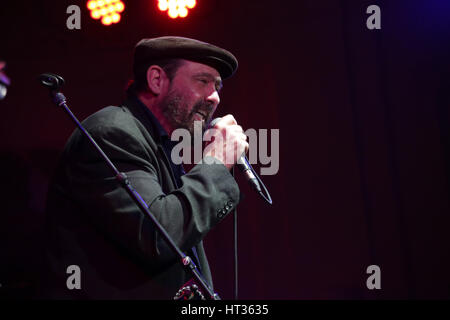 London, UK. 7. März 2017. Mark Eitzel die live auf der Bühne in Bush Hall in London. Bildnachweis: Roger Garfield/Alamy Live-Nachrichten Stockfoto