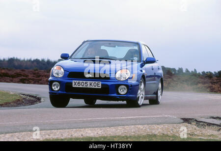 2001 Subaru Impreza WRX. Künstler: unbekannt. Stockfoto