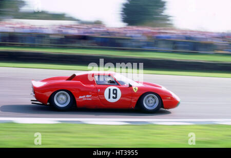 Ferrari Rennen, 1998 beim Goodwood Revival. Künstler: unbekannt. Stockfoto