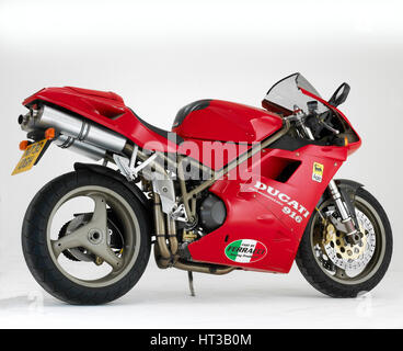 1995-Ducati 916. Künstler: unbekannt. Stockfoto