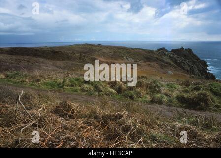 Treryn Dinas, Eisenzeit Cliff-Burg, c3rd Jahrhundert BC, Cornwall, 20. Jahrhundert.  Künstler: CM Dixon. Stockfoto