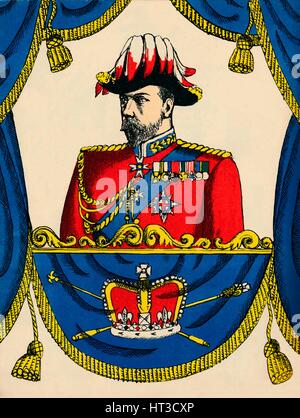 George V, König des Vereinigten Königreichs von 1910, (1932). Künstler: Rosalind Thornycroft. Stockfoto
