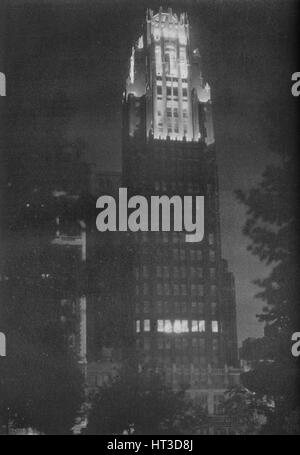 American Radiator Company Building, New York, 1925. Künstler: unbekannt. Stockfoto