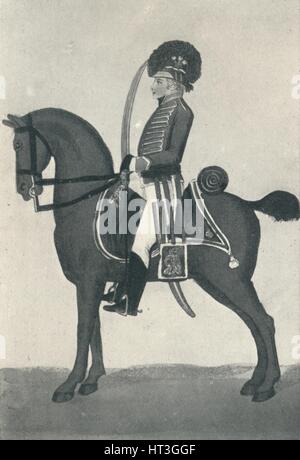 "10. (oder der Prince Of Wales eigenen) Regiment der leichten Dragoner, 1800 (1909). Künstler: unbekannt. Stockfoto