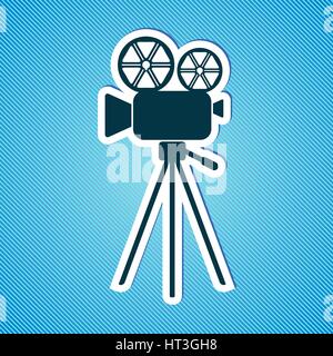 Film-Kamera-Symbol Stock Vektor