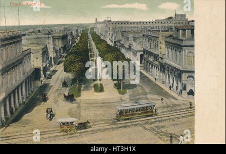 "Prado Avenue", 1907. Künstler: unbekannt. Stockfoto