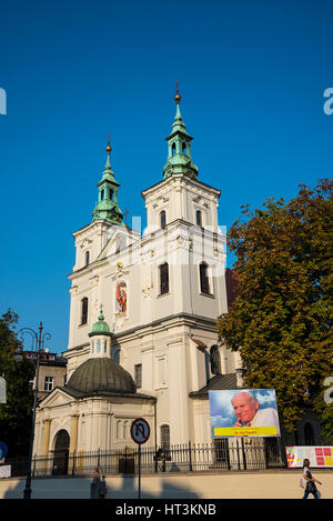 Die Pfarrei St. Florian in Krakau Polen Stockfoto