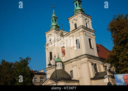 Die Pfarrei St. Florian in Krakau Polen Stockfoto