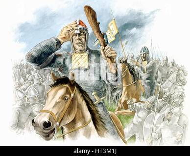 Schlacht von Hastings 1066, (c1990-2010). Künstler: Peter Dunn. Stockfoto