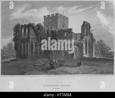 "Lanercost Priory, Cumberland", 1814. Künstler: John Greig. Stockfoto