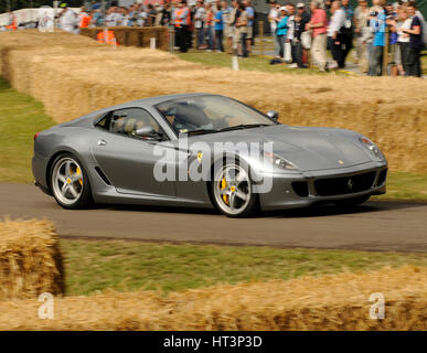 2009 Ferari 599 HGTE, Goodwood Festival of Speed Künstler: unbekannt. Stockfoto