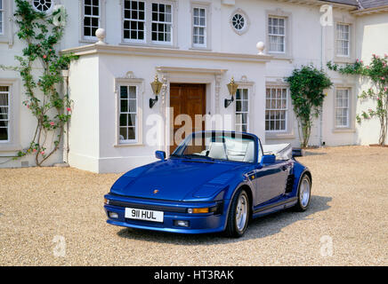 1989 Porsche 911 Turbo Cabriolet SE Künstler: unbekannt. Stockfoto