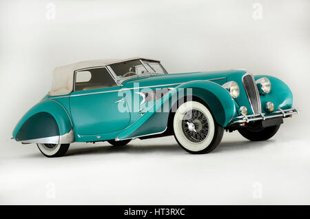 1939 Delahaye Speciale Typ 135 MS Künstler: unbekannt. Stockfoto